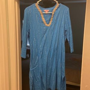Beautiful blue Lilly Pulitzer coverup!